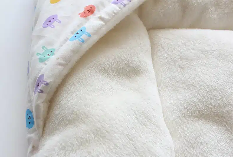 Baby Swaddle 90*90cm Baby Blanket Thick Warm Berber Fleece Envelopes For Newborns Infant Wrap Baby Bedding Sleeping 7