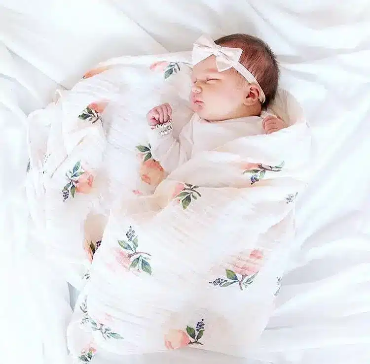 INS Hot Baby Blanket NewbornSwaddle 120x120cm Super Soft Breathable Multi-Use Muslin Cotton Wrap Lemon Cactus Baby Blankets 10