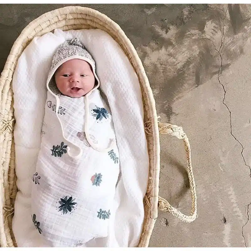 INS Hot Baby Blanket NewbornSwaddle 120x120cm Super Soft Breathable Multi-Use Muslin Cotton Wrap Lemon Cactus Baby Blankets 16