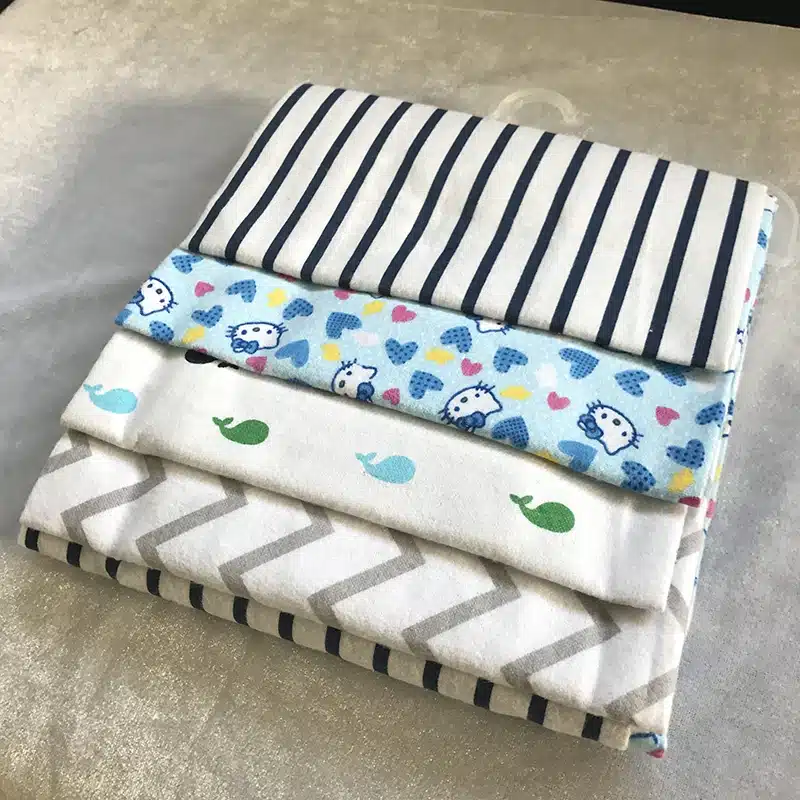 High Quality 4PCS/PACK 100% Cotton Supersoft Flannel Receiving Baby Blanket Swaddle Baby Bedsheet 76*76CM Baby Blankets Newborn 20