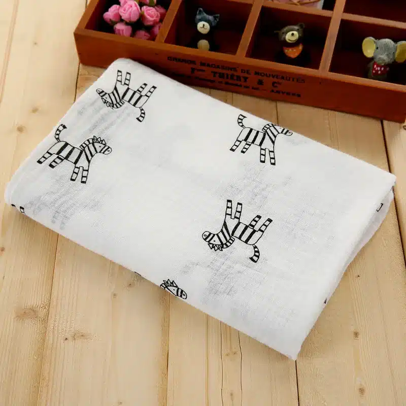 Baby Blanket Baby Muslin Swaddle Newborn Aden anais Baby Cotton Muslin Bedding Gauze Swaddle Bath Towel Multi-functional 120cm 17