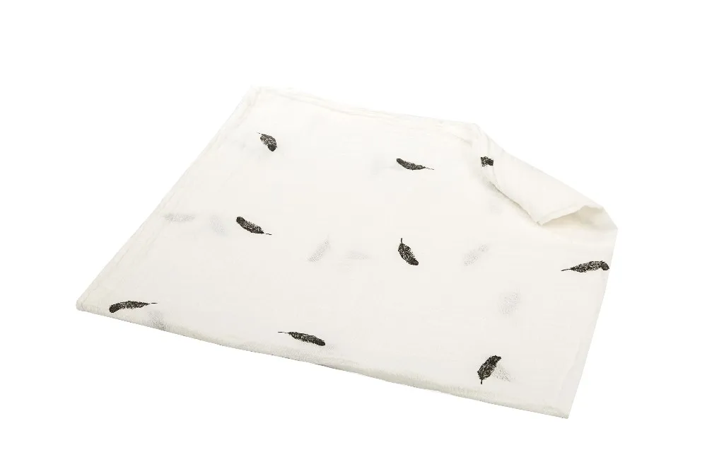 One pack Muslin Baby Swaddling Blanket Newborn Infant 100% Cotton Swaddle Towel Random Delivery 12