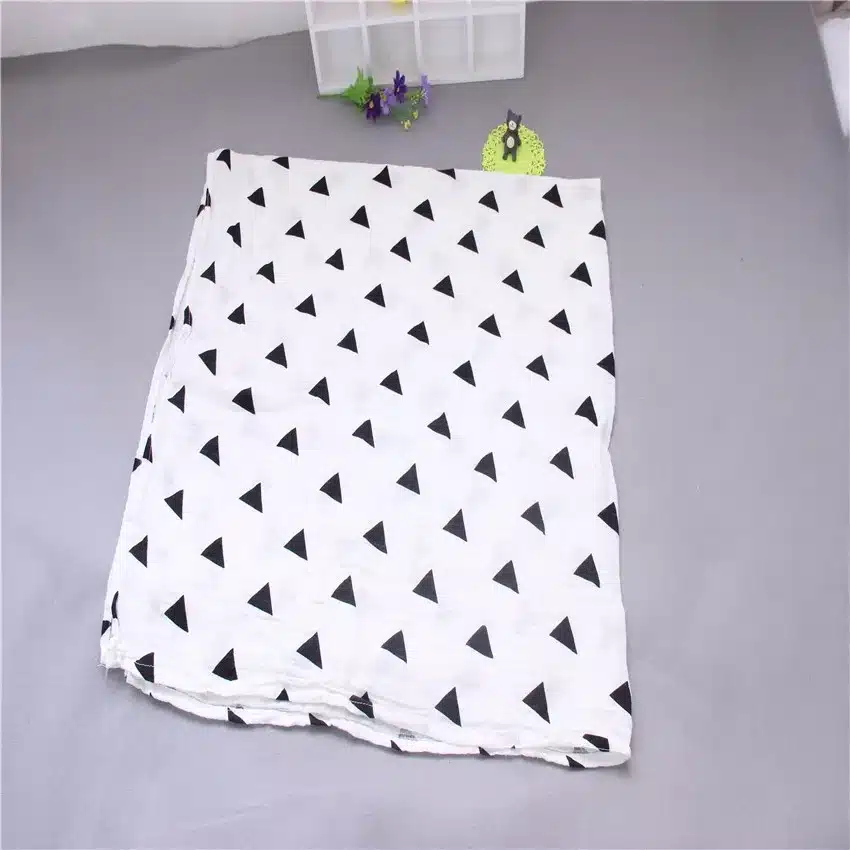 COSPOT Newborn Muslin Blanket Infant 100% Cotton Double Gauze Bath Towel Baby Swaddle Blankets Hold Wraps 120cm*120cm 185g 30C 28