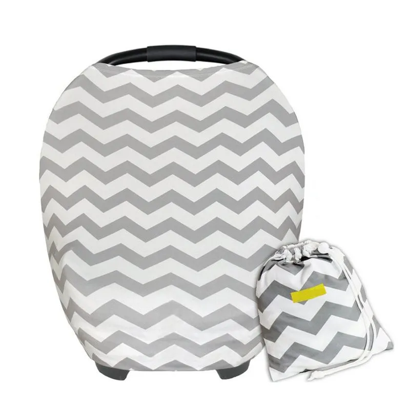 New Baby Car Seat Cover Toddler Canpony Nursing Cover Multi-Use Stretehy Infinity Scarf Breastfeeding Shipping Car Chair Cover 14