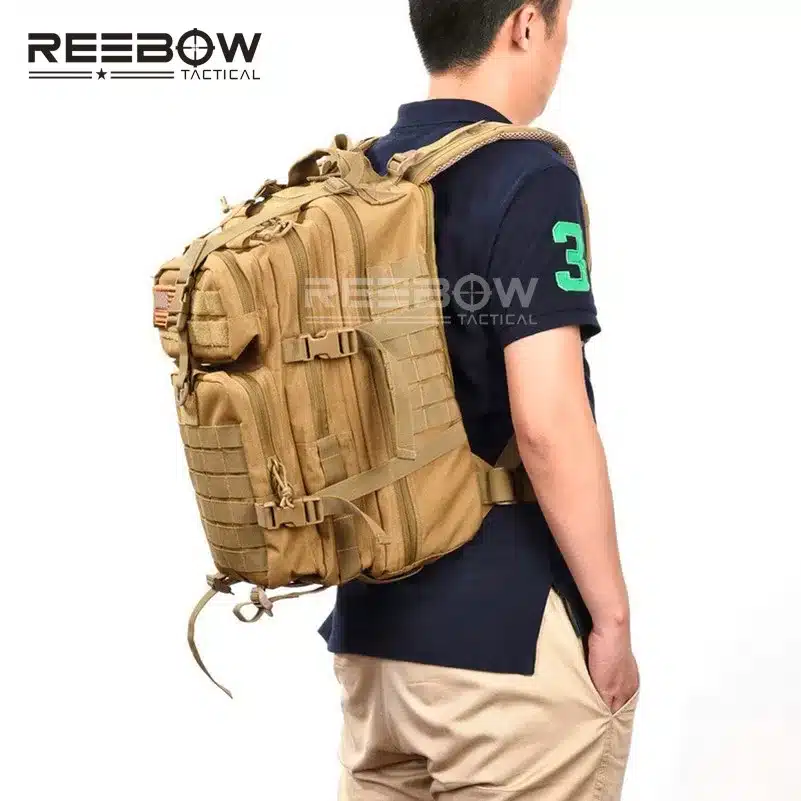 34L Military Tactical Assault Pack Backpack Army Molle Waterproof Bug Out Bag Small Rucksack for Outdoor Hiking Camping Hunting 10