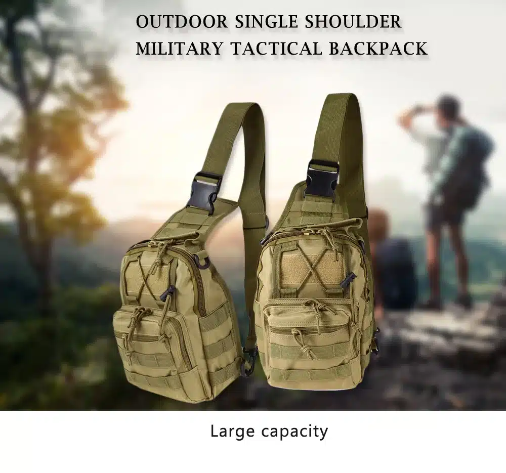 Hot 600D Outdoor Camping Hiking Bag Sports Bag Shoulder Military Tactical Backpack 4 Colors Utility Camping Hiking Trekking Bag 10