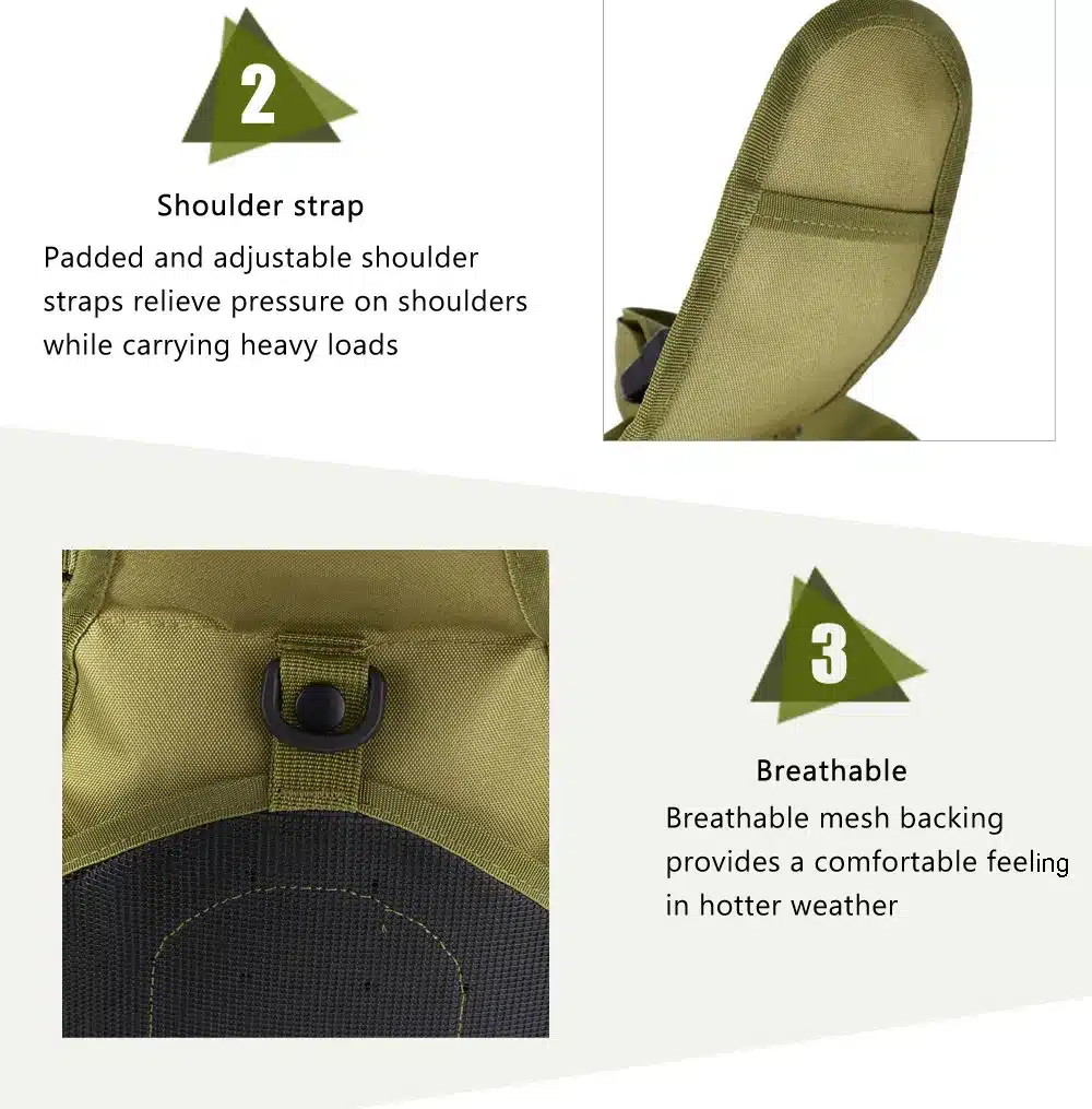 Hot 600D Outdoor Camping Hiking Bag Sports Bag Shoulder Military Tactical Backpack 4 Colors Utility Camping Hiking Trekking Bag 14