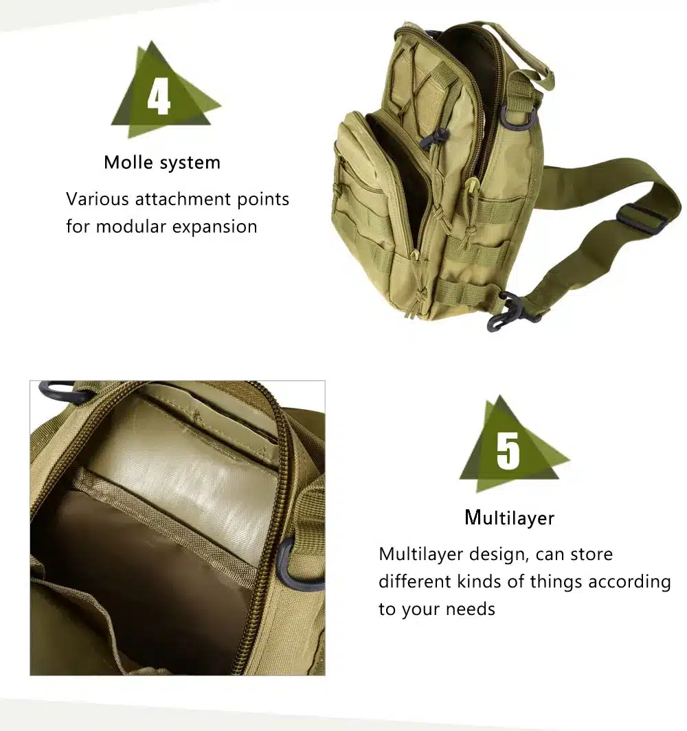 Hot 600D Outdoor Camping Hiking Bag Sports Bag Shoulder Military Tactical Backpack 4 Colors Utility Camping Hiking Trekking Bag 15