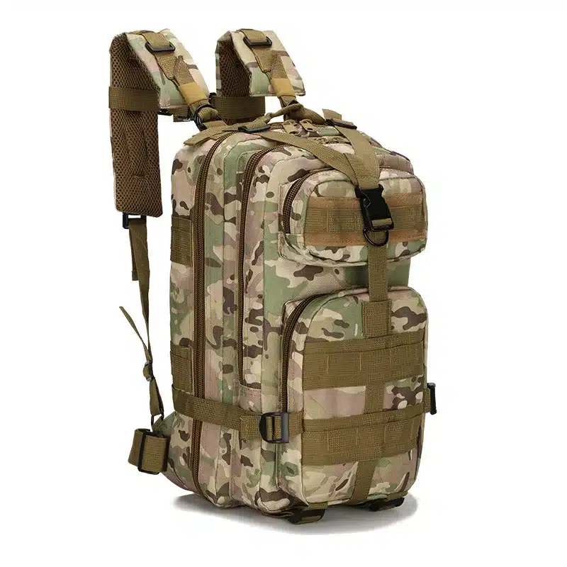 2017 Hot 8 Color 25L-30L Unisex Travel Rucksack Camping Hiking Trekking Camouflage Bag Outdoor Military Army Tactical Backpack 14