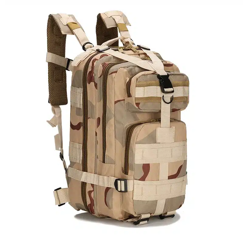 2017 Hot 8 Color 25L-30L Unisex Travel Rucksack Camping Hiking Trekking Camouflage Bag Outdoor Military Army Tactical Backpack 17