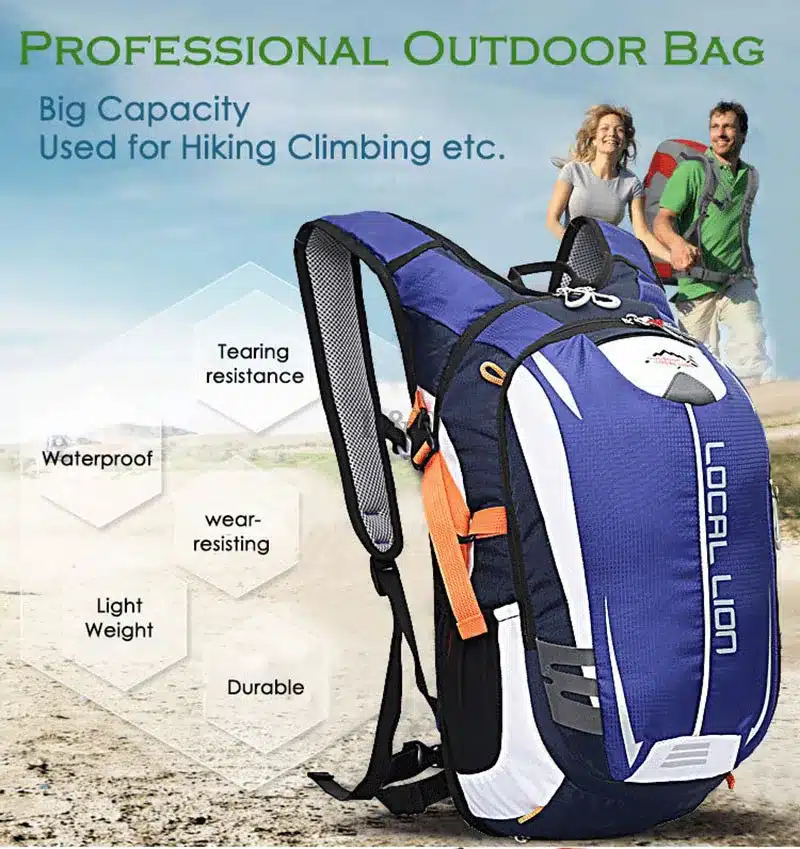 LOCAL LION 18L Waterproof Bicycle Backpack Outdoor Cycling Bike Rucksacks Packsack Riding running Sport Backpack Ride pack 13