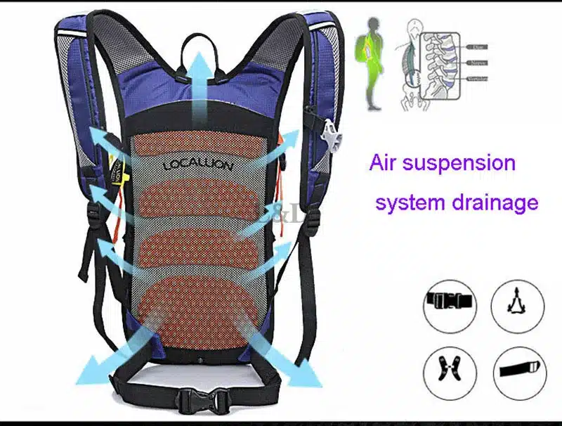 LOCAL LION 18L Waterproof Bicycle Backpack Outdoor Cycling Bike Rucksacks Packsack Riding running Sport Backpack Ride pack 46