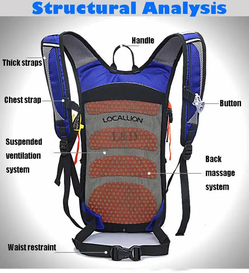 LOCAL LION 18L Waterproof Bicycle Backpack Outdoor Cycling Bike Rucksacks Packsack Riding running Sport Backpack Ride pack 50