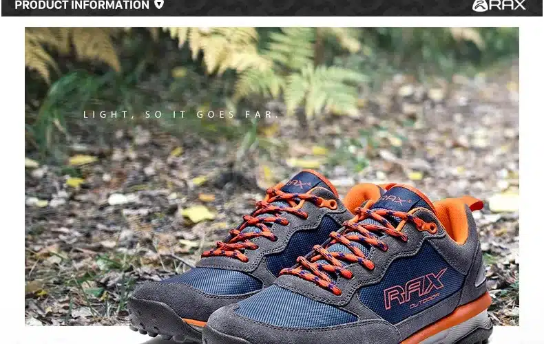 RAX Men's Outdoor Waterproof Hiking Shoes Fast Walking Jogging Trekking Climbing Sport Shoes for Women 18