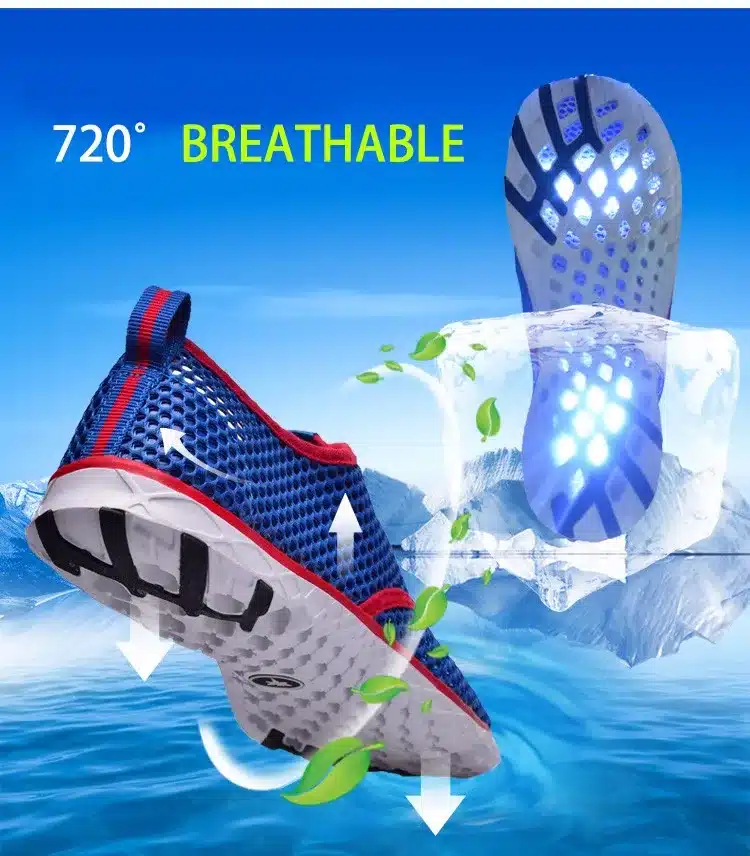 Plus Size Men Summer Running Shoes Women Sneakers 2017 Mesh Breathable Sport Shoes Men Beach Water Shoes Womens Trainers Socone 5