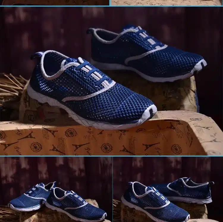 Plus Size Men Summer Running Shoes Women Sneakers 2017 Mesh Breathable Sport Shoes Men Beach Water Shoes Womens Trainers Socone 15
