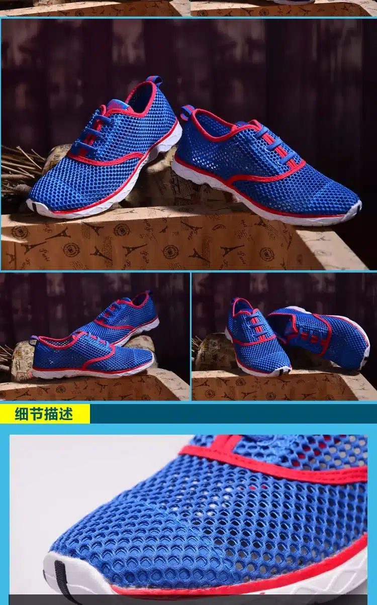 Plus Size Men Summer Running Shoes Women Sneakers 2017 Mesh Breathable Sport Shoes Men Beach Water Shoes Womens Trainers Socone 16