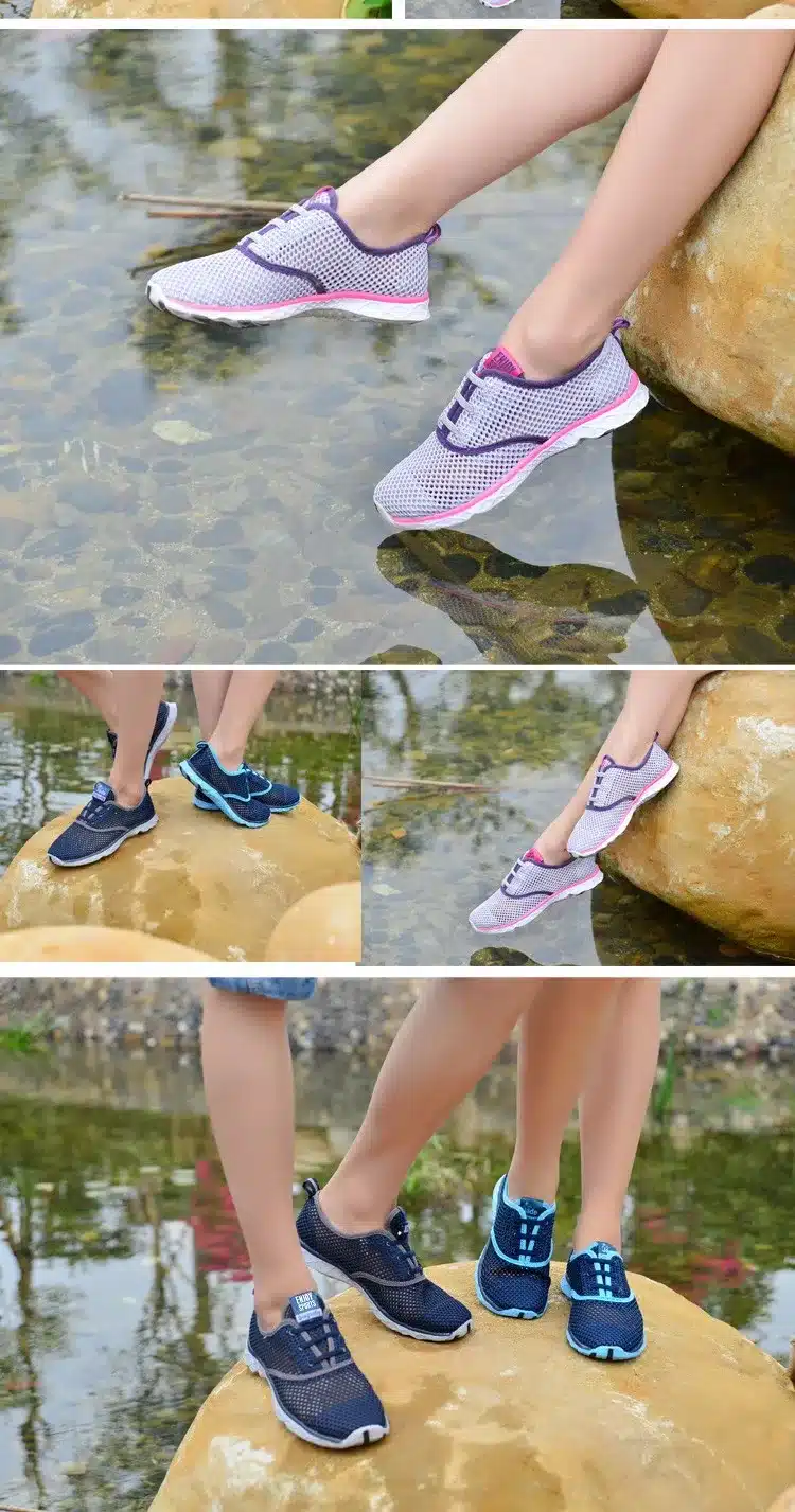 Plus Size Men Summer Running Shoes Women Sneakers 2017 Mesh Breathable Sport Shoes Men Beach Water Shoes Womens Trainers Socone 17