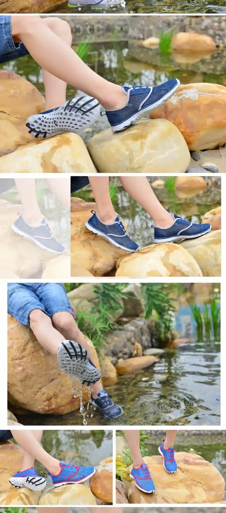 Plus Size Men Summer Running Shoes Women Sneakers 2017 Mesh Breathable Sport Shoes Men Beach Water Shoes Womens Trainers Socone 20