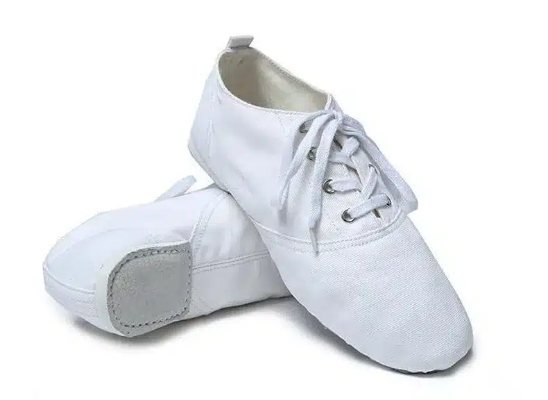 Canvas Jazz Dance Shoes Lace-up Soft Split Soles Ballet Dance Shoes Gym Yoga Fitness Karate Shoes Flat Sneakers Free Shipping 13