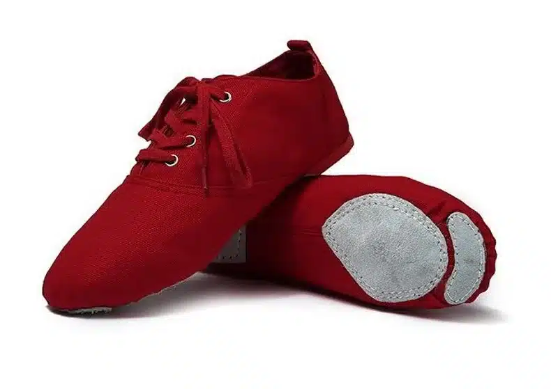 Canvas Jazz Dance Shoes Lace-up Soft Split Soles Ballet Dance Shoes Gym Yoga Fitness Karate Shoes Flat Sneakers Free Shipping 15