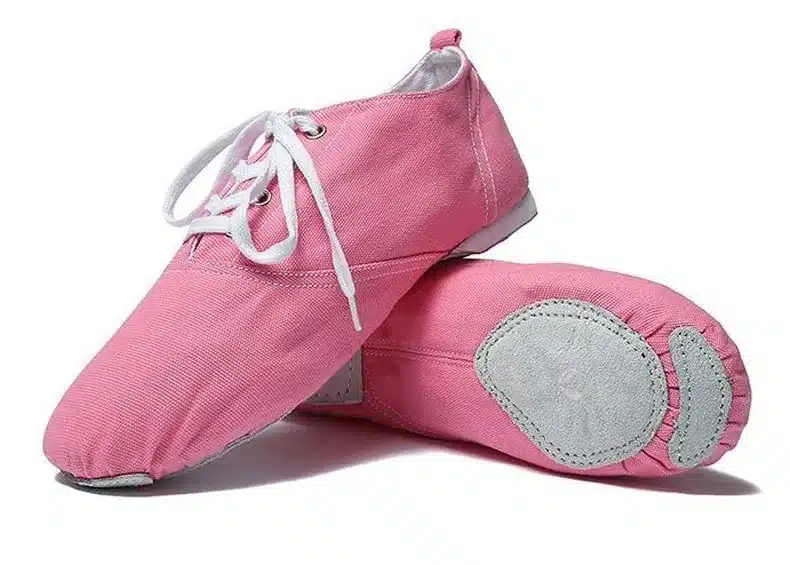 Canvas Jazz Dance Shoes Lace-up Soft Split Soles Ballet Dance Shoes Gym Yoga Fitness Karate Shoes Flat Sneakers Free Shipping 17