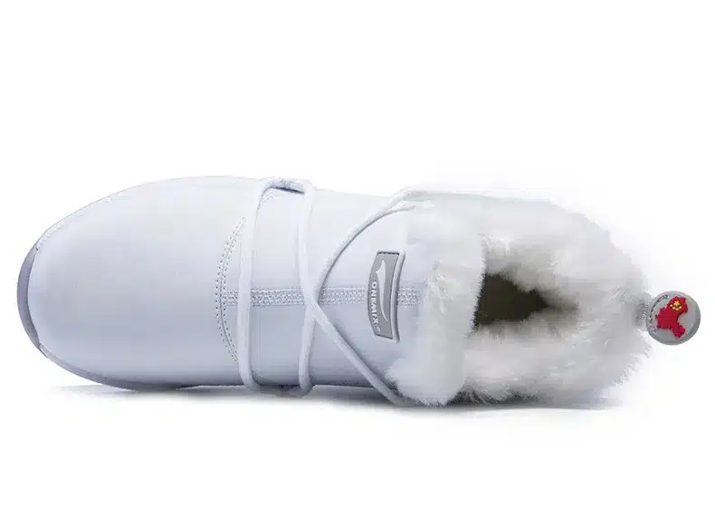ONEMIX New Winter Running Shoes for women Comfortable Women's boots Warm Wool Sneakers Outdoor Unisex Athletic Sport Shoes women 44