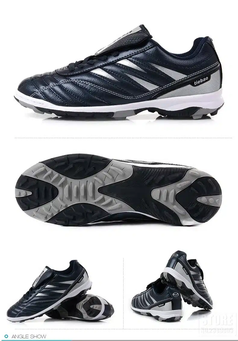 TIEBAO 2017 Professional Boy Soccer Cleats TF Turf Trainers Football Soccer Shoes Indoor Man Training Sneakers Botas De Futbol 24