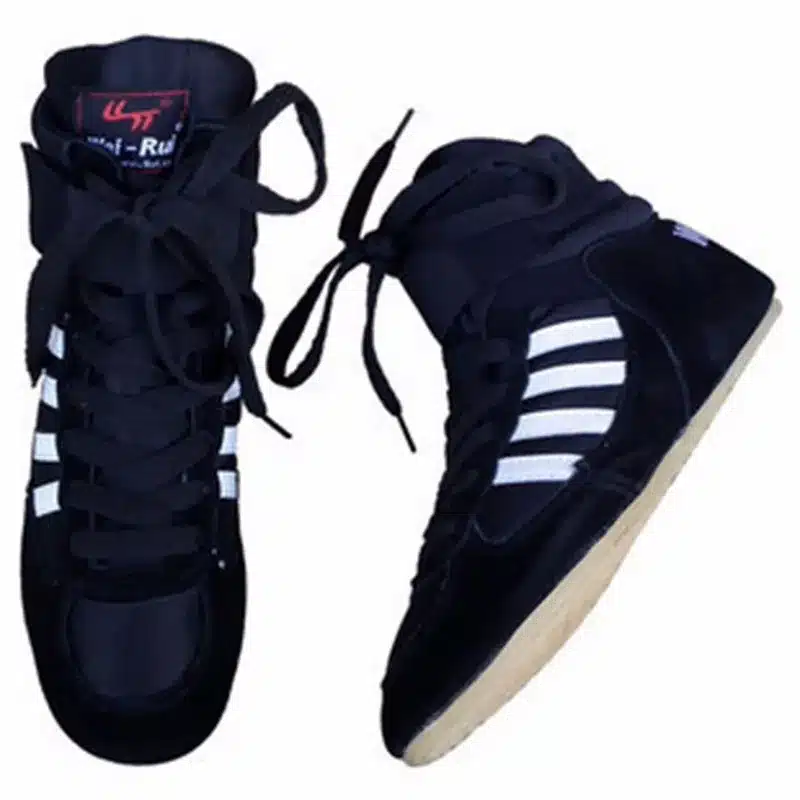 2016 High quality men Wrestling Shoes high waist boxing shoes cow muscle outsole breathable pro wrestling gear for women 15