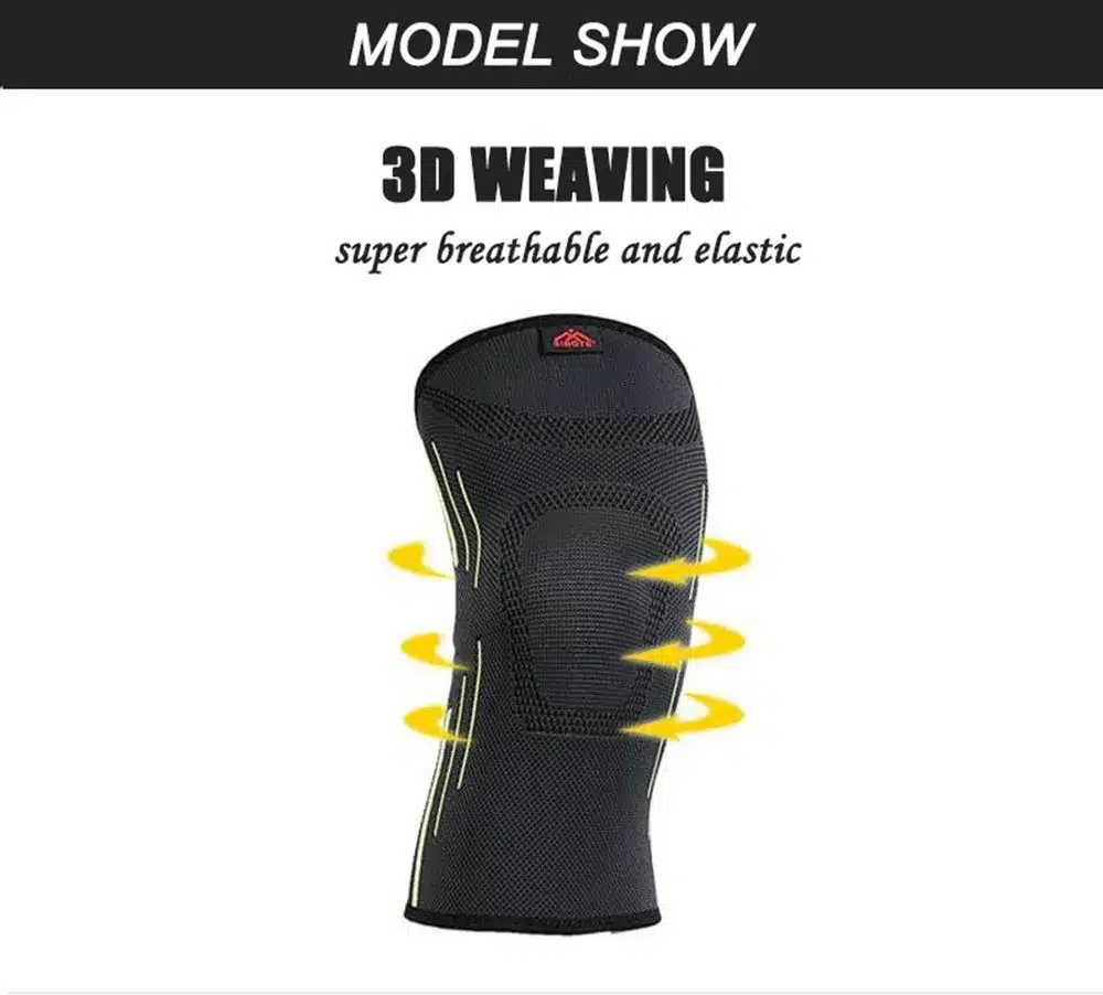 1 piece high quality breathable elastic basketball knee pad badminton running hiking outdoors sports knee support #SBT10 8