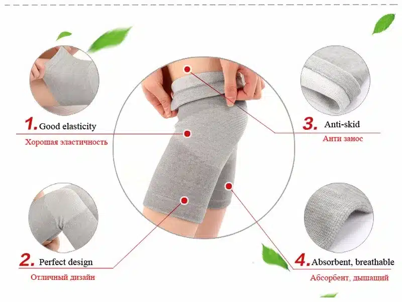 1 Piece Knee Protector Pad Autumn and Winter Elasticity Breathable Kneepads Relief Prevent Arthritis Knee Guard Sports Support 8