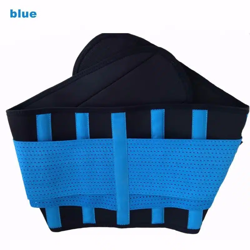 Men And Women Adjustable Elstiac Waist Support Belt Lumbar Back Support Exercise Belts Brace Slimming Belt Waist Trainer 17