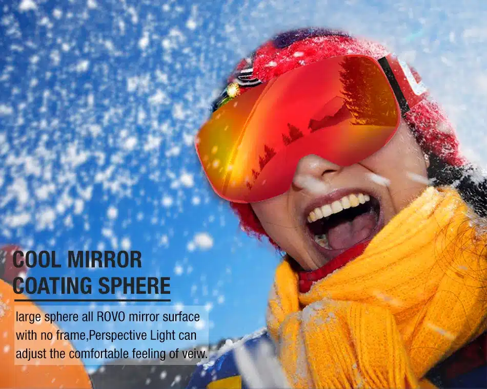 COPOZZ brand ski goggles replaceable magnetic lenses UV400 anti-fog ski mask skiing men women snow snowboard goggles GOG-2181 5