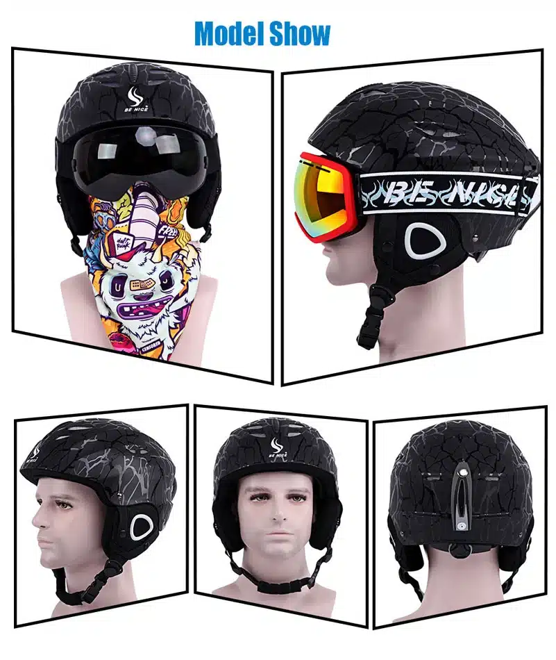 Brand Professional CE Certification Adult Ski Helmet Man Women Skating Skateboard Snowboard Snow Sports Helmets 20
