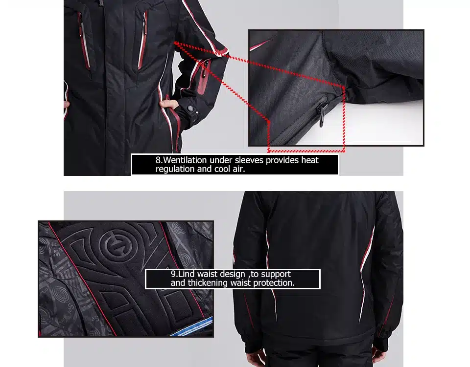 WHS 2017 New Ski Jackets men windproof warm coat male waterproof snowboard jacket teenagers Outdoor sport clothing winter 24