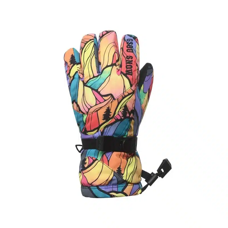 Gsou Snow Ski Gloves Men & Women Waterproof Winter Snow Snowboard Bright Color Motorcycle Riding Skiing Snowboarding Gloves 9
