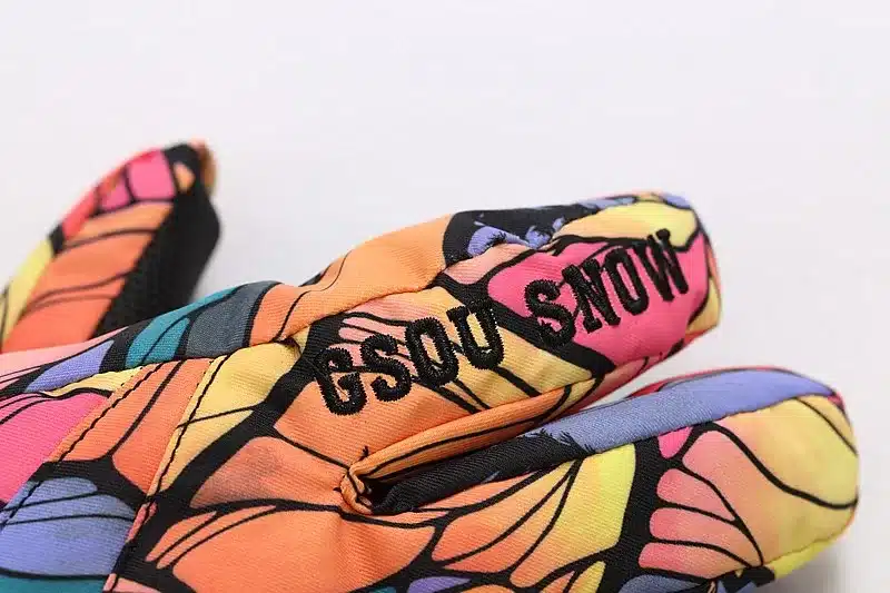 Gsou Snow Ski Gloves Men & Women Waterproof Winter Snow Snowboard Bright Color Motorcycle Riding Skiing Snowboarding Gloves 15