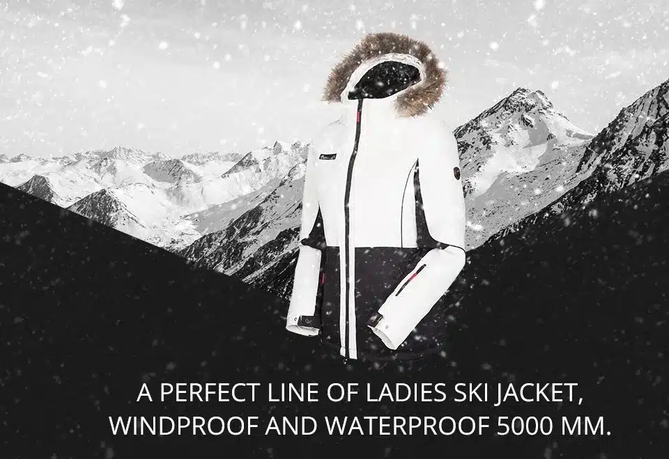 WHS New women ski jackets winter waterproof Fur collar ski coats female outdoor climbing snow jacket skiing coat 9