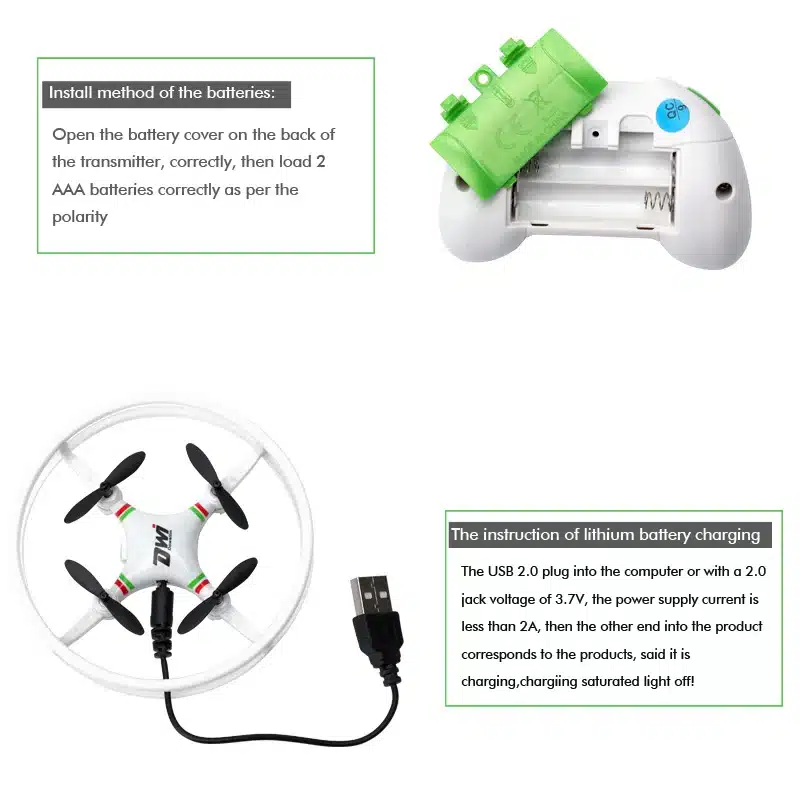 Mini Drone Nano Drones RC Quadcopter Quadrocopter RC Helicopter 2.4GHz Birthday Gift for Children Toys Dwi Dowellin D1 19