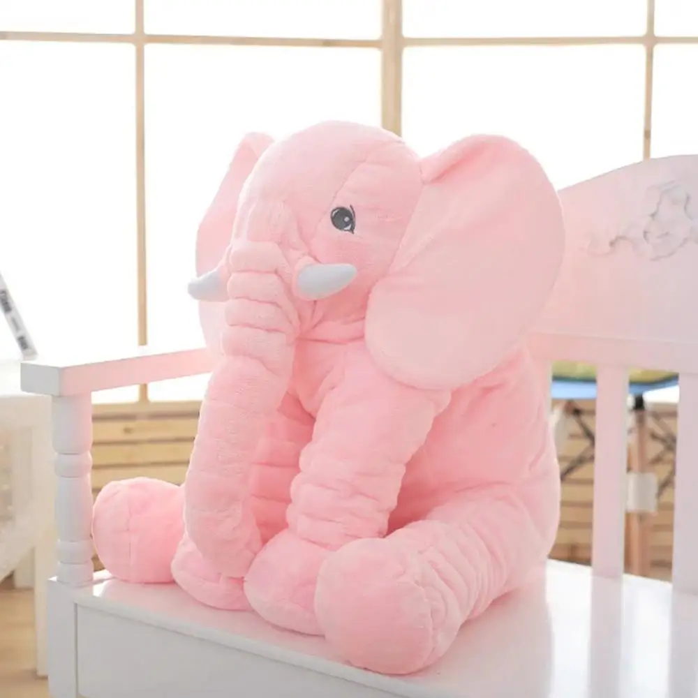 60cm Height Large Plush Elephant Doll Toy Kids Sleeping Back Cushion Cute Stuffed Elephant Baby Accompany Doll Xmas Gift 20