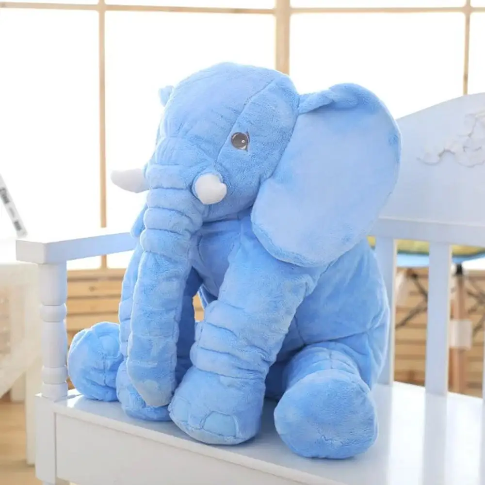 60cm Height Large Plush Elephant Doll Toy Kids Sleeping Back Cushion Cute Stuffed Elephant Baby Accompany Doll Xmas Gift 22