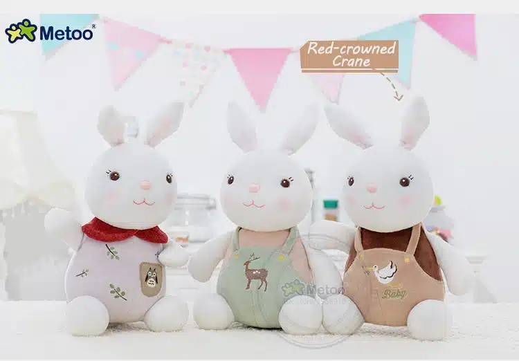 11 Inch Plush Cute Stuffed Small Brinquedos Baby Kids Toys for Girls Birthday Christmas Gift Bonecas Tiramitu Rabbits Metoo Doll 12