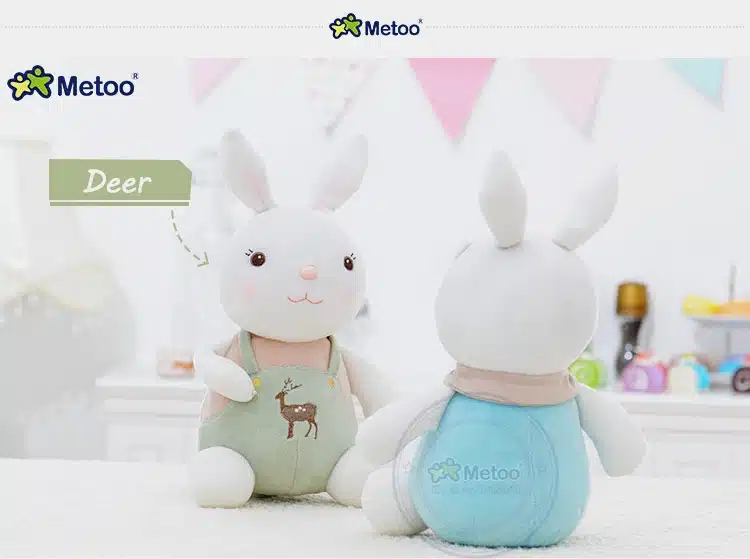 11 Inch Plush Cute Stuffed Small Brinquedos Baby Kids Toys for Girls Birthday Christmas Gift Bonecas Tiramitu Rabbits Metoo Doll 13
