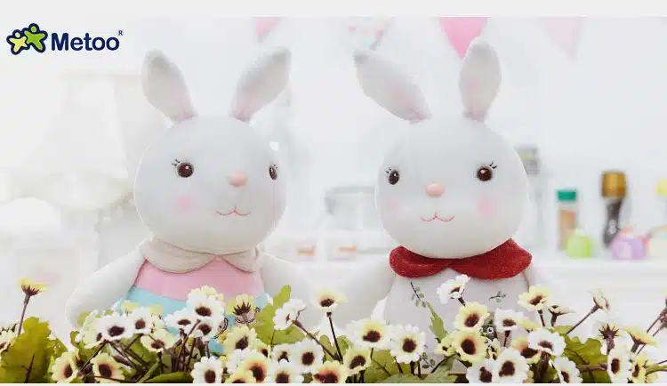11 Inch Plush Cute Stuffed Small Brinquedos Baby Kids Toys for Girls Birthday Christmas Gift Bonecas Tiramitu Rabbits Metoo Doll 14