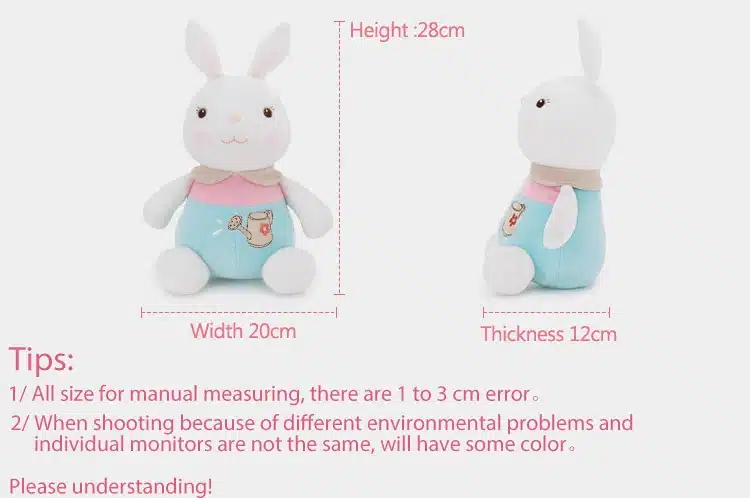 11 Inch Plush Cute Stuffed Small Brinquedos Baby Kids Toys for Girls Birthday Christmas Gift Bonecas Tiramitu Rabbits Metoo Doll 17