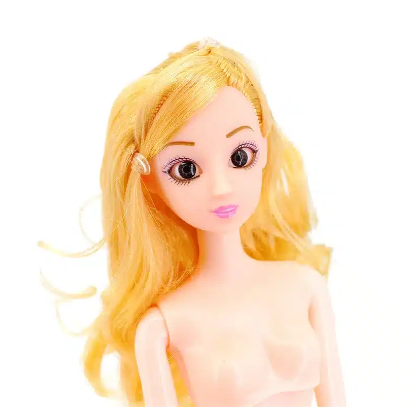 12 Moveable Joints Doll Body For Dolls Plastic Solid Cake Baking Princess Doll Naked Body Female Figure Toys For girls 25