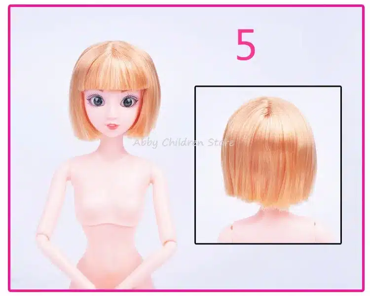12 Moveable Joints Doll Body For Dolls Plastic Solid Cake Baking Princess Doll Naked Body Female Figure Toys For girls 32