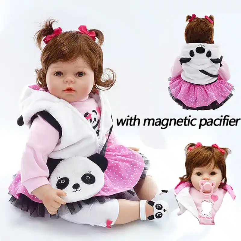 2017 New 20" Realistic Bebe Reborn Doll Reborn Babies Silicone Lifelike Baby Dolls Kids Growth Partners Birth Reborn Juguetes 10