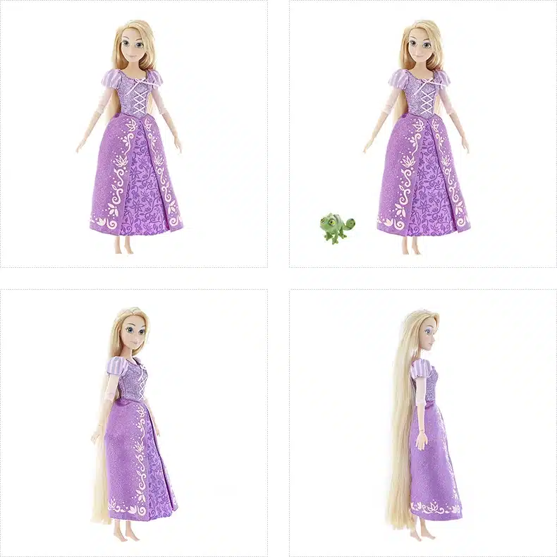 12'' original rapunzel doll new fashion Doll Twilight sparkle+Rainbow dash+Rarity+Fluttershy baby doll 8