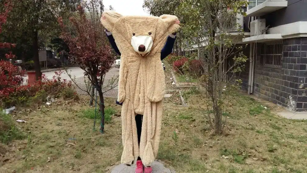 Selling Toy Big Size 200cm American Giant Bear Skin ,Teddy Bear Coat ,Good Quality Factary Price Soft Toys For Girls 2